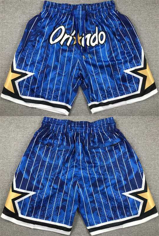 Men%27s Orlando Magic Blue Shorts(Run Small)